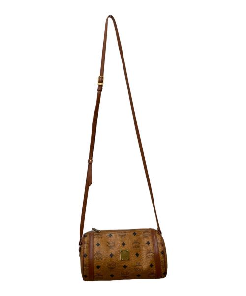 MCM（エムシーエム）MCM (エムシーエム) 筒形ショルダーバッグ オレンジの古着・服飾アイテム