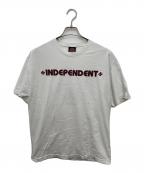 INDEPENDENT×ALSTYLE APPAREL & ACTIVEWEARインディペンデント×アレスタイルアパレル＆アクティブウェア）の古着「プリントTシャツ」｜ホワイト