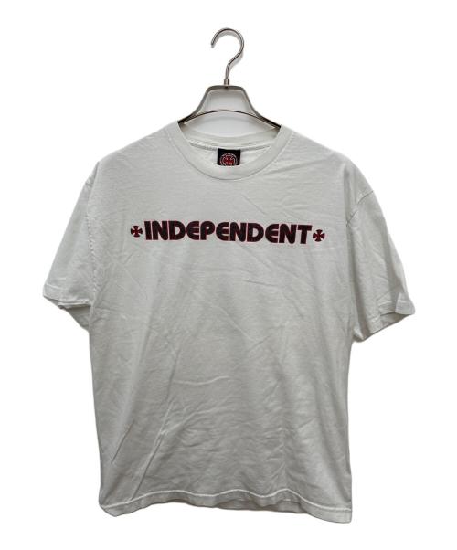 INDEPENDENT（インディペンデント）INDEPENDENT (インディペンデント) ALSTYLE APPAREL & ACTIVEWEAR (アレスタイルアパレル＆アクティブウェア) プリントTシャツ ホワイト サイズ:Lの古着・服飾アイテム