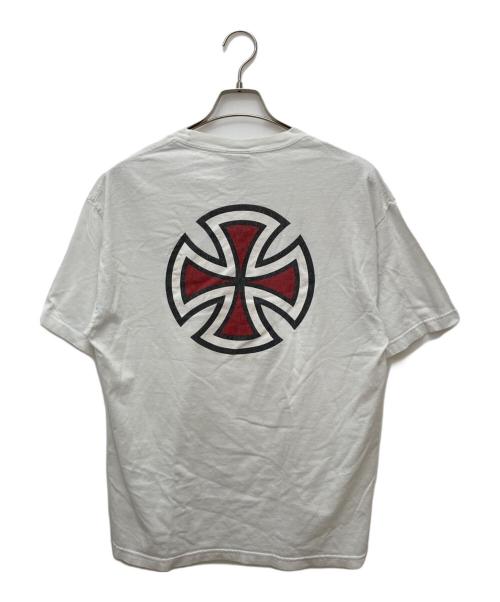 INDEPENDENT（インディペンデント）INDEPENDENT (インディペンデント) ALSTYLE APPAREL & ACTIVEWEAR (アレスタイルアパレル＆アクティブウェア) プリントTシャツ ホワイト サイズ:Lの古着・服飾アイテム