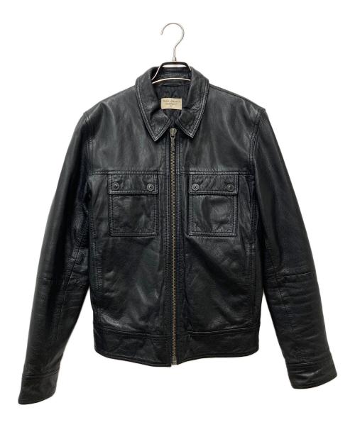 NUDIE JEANS（ヌーディー・ジーンズ）NUDIE JEANS (ヌーディー・ジーンズ) HEATH LEATHER JACKET ブラック サイズ:Sの古着・服飾アイテム