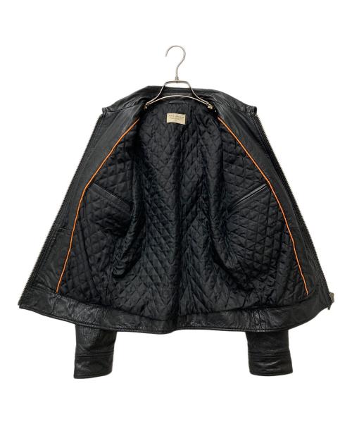 NUDIE JEANS（ヌーディー・ジーンズ）NUDIE JEANS (ヌーディー・ジーンズ) HEATH LEATHER JACKET ブラック サイズ:Sの古着・服飾アイテム