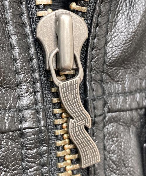 NUDIE JEANS（ヌーディー・ジーンズ）NUDIE JEANS (ヌーディー・ジーンズ) HEATH LEATHER JACKET ブラック サイズ:Sの古着・服飾アイテム