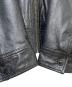 中古・古着 NUDIE JEANS (ヌーディー・ジーンズ) HEATH LEATHER JACKET ブラック サイズ:S：6000円