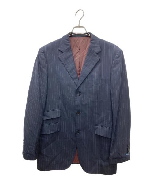 BURBERRY BLACK LABEL（バーバリーブラックレーベル）BURBERRY BLACK LABEL (バーバリーブラックレーベル) 3Bストライプセットアップスーツ ネイビー サイズ:42の古着・服飾アイテム