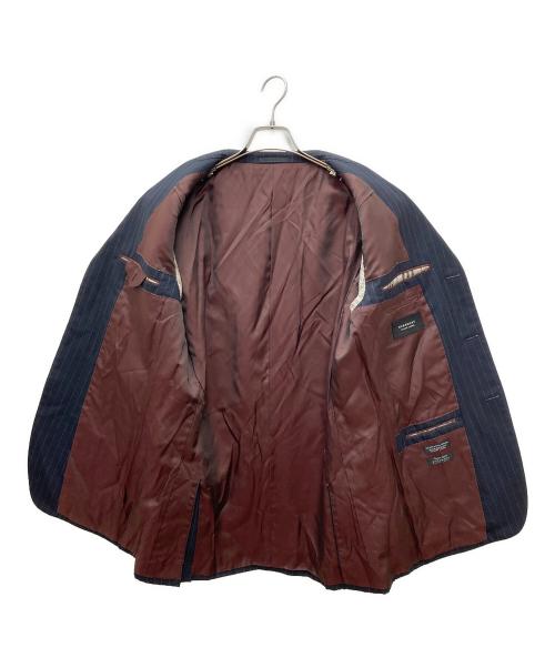 BURBERRY BLACK LABEL（バーバリーブラックレーベル）BURBERRY BLACK LABEL (バーバリーブラックレーベル) 3Bストライプセットアップスーツ ネイビー サイズ:42の古着・服飾アイテム