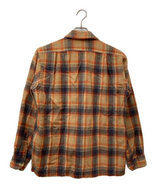 PENDLETON（ペンドルトン）PENDLETON (ペンドルトン) ネルシャツ グレー×ベージュ サイズ:Mの古着・服飾アイテム