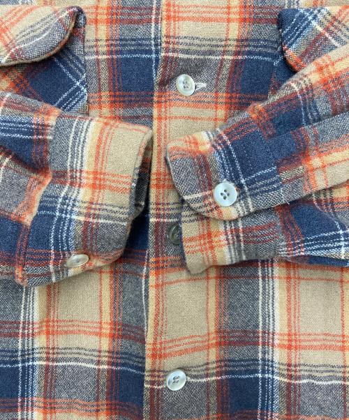 PENDLETON（ペンドルトン）PENDLETON (ペンドルトン) ネルシャツ グレー×ベージュ サイズ:Mの古着・服飾アイテム