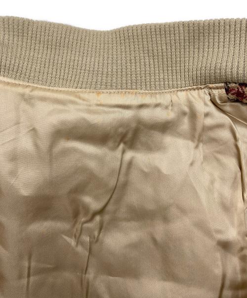 Hysteric Glamour（ヒステリックグラマー）Hysteric Glamour (ヒステリックグラマー) ブルゾン　2AB-1395 レッド×ベージュ サイズ:FREEの古着・服飾アイテム