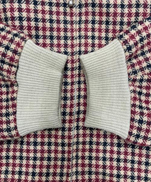 Hysteric Glamour（ヒステリックグラマー）Hysteric Glamour (ヒステリックグラマー) ブルゾン　2AB-1395 レッド×ベージュ サイズ:FREEの古着・服飾アイテム