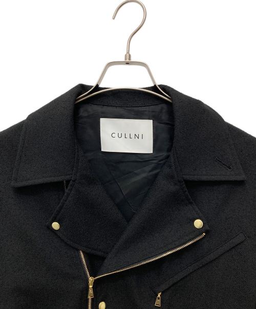 CULLNI（クルニ）CULLNI (クルニ) Tweed Removable Sleeves Riders Jacket　25-SS-017B ブラック サイズ:1の古着・服飾アイテム