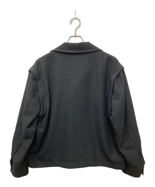 CULLNI（クルニ）CULLNI (クルニ) Tweed Removable Sleeves Riders Jacket　25-SS-017B ブラック サイズ:1の古着・服飾アイテム