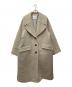 JILL STUART（ジルスチュアート）の古着「Super100 ダブルクロスコート　092-3252006」｜ベージュ