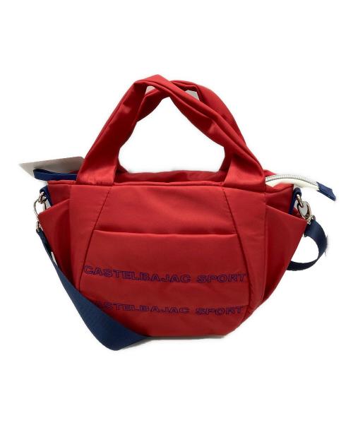 CASTELBAJAC（カステルバジャック）CASTELBAJAC (カステルバジャック) 2WAYショルダーバッグ レッド 未使用品の古着・服飾アイテム