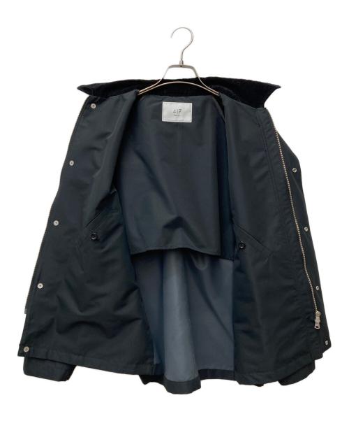 417 by EDIFICE（417 バイ エディフィス）417 by EDIFICE (417 バイ エディフィス) 2レイヤーユーティリティ ブルゾン ブラック サイズ:Mの古着・服飾アイテム