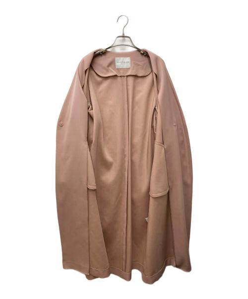 TOMORROW LAND（トゥモローランド）TOMORROW LAND (トゥモローランド) ノーカラーコート　11-08-94-08701 ピンク サイズ:36の古着・服飾アイテム