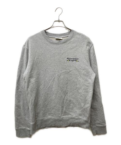 maison kitsune（メゾンキツネ）maison kitsune (メゾンキツネ) SWEATSHIRT LM00310KM0001 グレー サイズ:Lの古着・服飾アイテム