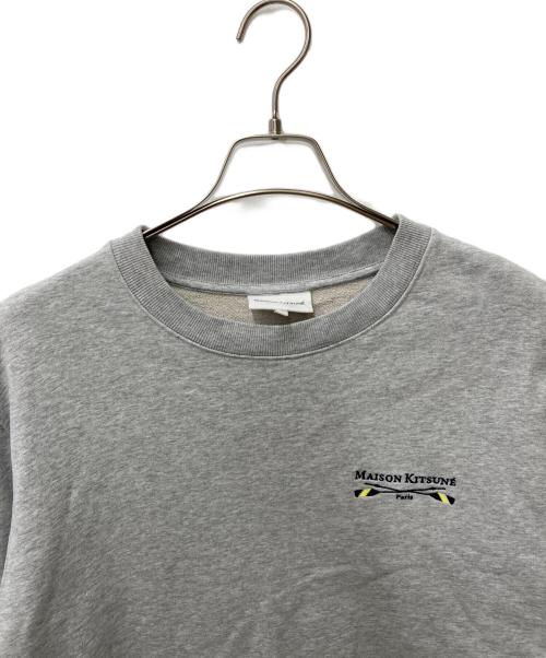 maison kitsune（メゾンキツネ）maison kitsune (メゾンキツネ) SWEATSHIRT LM00310KM0001 グレー サイズ:Lの古着・服飾アイテム