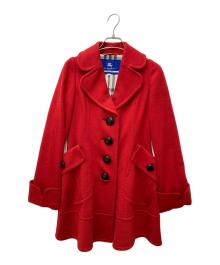 BLUE LABEL CRESTBRIDGE（ブルーレーベルクレストブリッジ）の古着「コート　FRF07-678-16」｜レッド