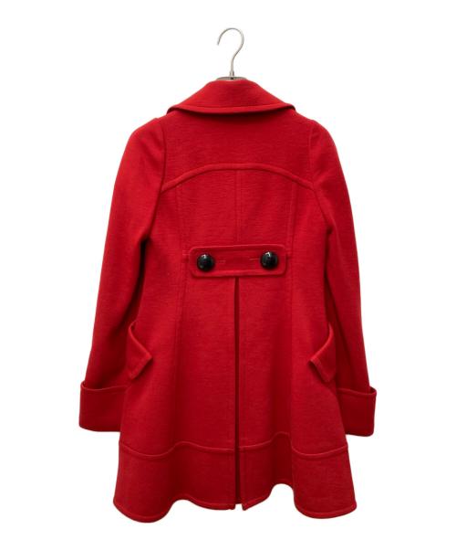 BLUE LABEL CRESTBRIDGE（ブルーレーベルクレストブリッジ）BLUE LABEL CRESTBRIDGE (ブルーレーベルクレストブリッジ) コート　FRF07-678-16 レッド サイズ:36の古着・服飾アイテム