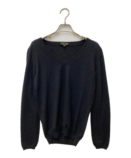 DRAWER（ドゥロワー）DRAWER (ドゥロワー) カシミヤVネックニット ブラック サイズ:2の古着・服飾アイテム
