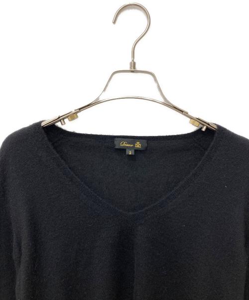 DRAWER（ドゥロワー）DRAWER (ドゥロワー) カシミヤVネックニット ブラック サイズ:2の古着・服飾アイテム