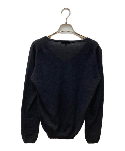 DRAWER（ドゥロワー）DRAWER (ドゥロワー) カシミヤVネックニット ブラック サイズ:2の古着・服飾アイテム