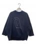 Marble SUD（マーブルシュッド）の古着「ペンギン刺繍スウェット」｜ネイビー