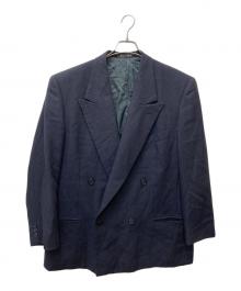 GIORGIO ARMANI（ジョルジョアルマーニ）の古着「ストライプダブルジャケット」｜ネイビー