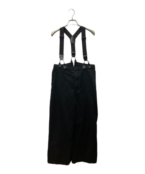 Spick and Span（スピック＆スパン）Spick and Span (スピック＆スパン) サスペンダー付きワーカーパンツ ブラック サイズ:Freeの古着・服飾アイテム