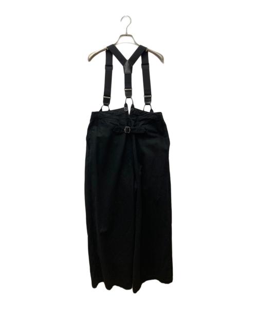 Spick and Span（スピック＆スパン）Spick and Span (スピック＆スパン) サスペンダー付きワーカーパンツ ブラック サイズ:Freeの古着・服飾アイテム