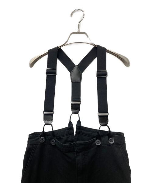 Spick and Span（スピック＆スパン）Spick and Span (スピック＆スパン) サスペンダー付きワーカーパンツ ブラック サイズ:Freeの古着・服飾アイテム