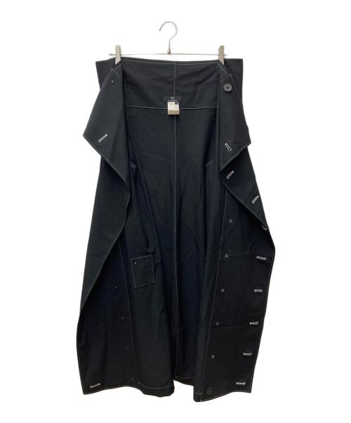 Y’s（ワイズ）Y’s (ワイズ) ウールギャバダブルコート　YU-J10-100 ブラック サイズ:2の古着・服飾アイテム