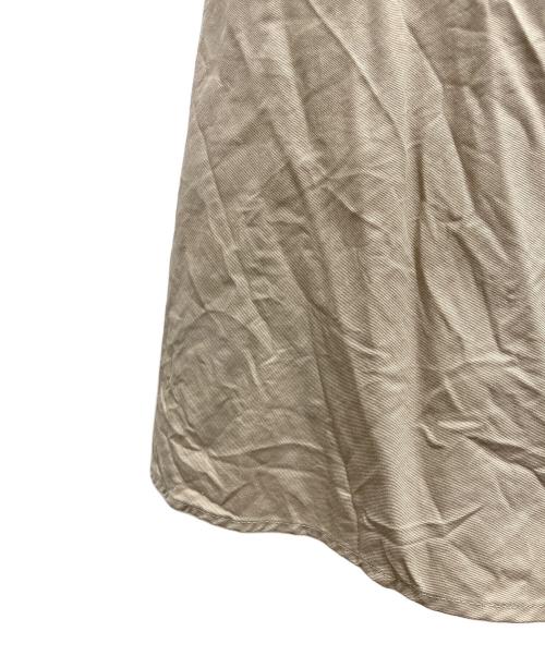 POLO RALPH LAUREN（ポロ・ラルフローレン）POLO RALPH LAUREN (ポロ・ラルフローレン) ポニー刺繍ベルト付きシャツワンピース ベージュ サイズ:6の古着・服飾アイテム