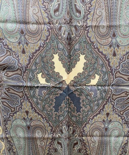 ETRO（エトロ）ETRO (エトロ) ペイズリーストール ブルーの古着・服飾アイテム