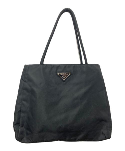 PRADA（プラダ）PRADA (プラダ) ナイロンハンドバッグ B3864 ブラックの古着・服飾アイテム