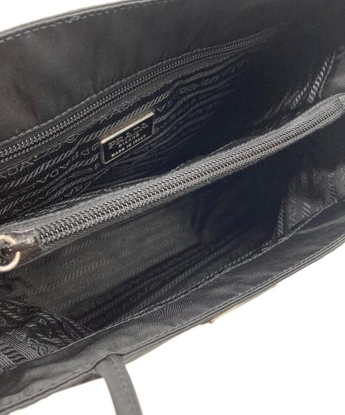 PRADA（プラダ）PRADA (プラダ) ナイロンハンドバッグ B3864 ブラックの古着・服飾アイテム