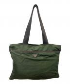 PRADAプラダ）の古着「トートバッグ」｜グリーン