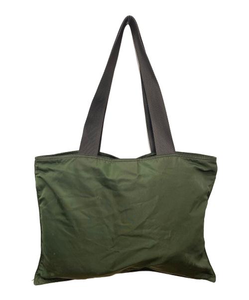 PRADA（プラダ）PRADA (プラダ) トートバッグ グリーンの古着・服飾アイテム