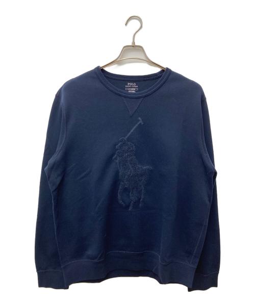 POLO RALPH LAUREN（ポロ・ラルフローレン）POLO RALPH LAUREN (ポロ・ラルフローレン) ビッグポニースウェット ネイビー サイズ:Lの古着・服飾アイテム