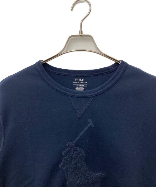 POLO RALPH LAUREN（ポロ・ラルフローレン）POLO RALPH LAUREN (ポロ・ラルフローレン) ビッグポニースウェット ネイビー サイズ:Lの古着・服飾アイテム