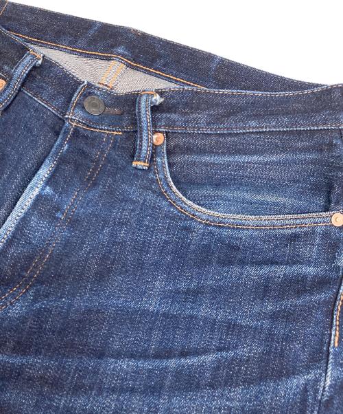 STUDIO D'ARTISAN（ステュディオダルチザン）STUDIO D'ARTISAN (ステュディオダルチザン) SUVIN GOLD JEANS D1755 インディゴ サイズ:33の古着・服飾アイテム