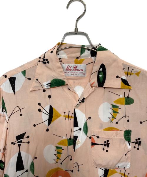Aloha Blossom（アロハブロッサム）Aloha Blossom (アロハブロッサム) アロハシャツ ATOMIC PINK サイズ:42の古着・服飾アイテム