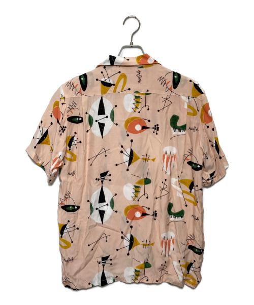 Aloha Blossom（アロハブロッサム）Aloha Blossom (アロハブロッサム) アロハシャツ ATOMIC PINK サイズ:42の古着・服飾アイテム