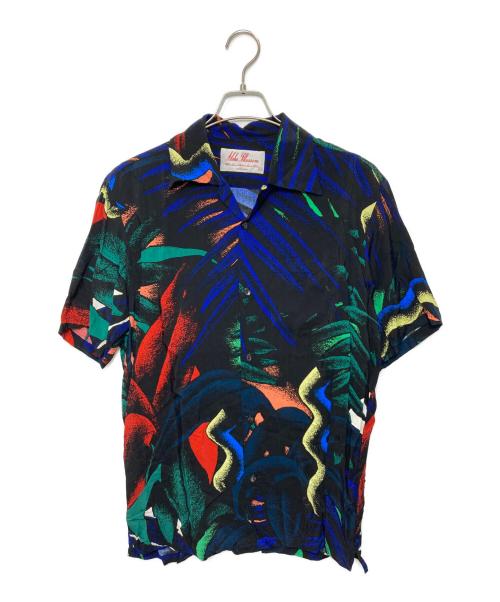 Aloha Blossom（アロハブロッサム）Aloha Blossom (アロハブロッサム) アロハシャツ OKINAWA ZILLA BLACK サイズ:42の古着・服飾アイテム
