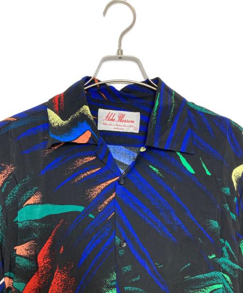 Aloha Blossom（アロハブロッサム）Aloha Blossom (アロハブロッサム) アロハシャツ OKINAWA ZILLA BLACK サイズ:42の古着・服飾アイテム