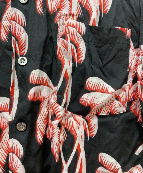 DIESEL（ディーゼル）DIESEL (ディーゼル) Palm-Treeプリントシャツ ブラック サイズ:Lの古着・服飾アイテム