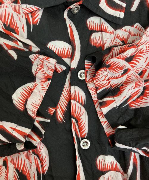 DIESEL（ディーゼル）DIESEL (ディーゼル) Palm-Treeプリントシャツ ブラック サイズ:Lの古着・服飾アイテム