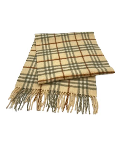 Burberry's（バーバリーズ）Burberry's (バーバリーズ) カシミヤマフラー ベージュの古着・服飾アイテム