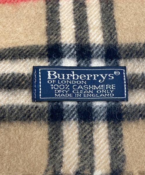 Burberry's（バーバリー）Burberry's (バーバリーズ) カシミヤマフラー ブラウンの古着・服飾アイテム